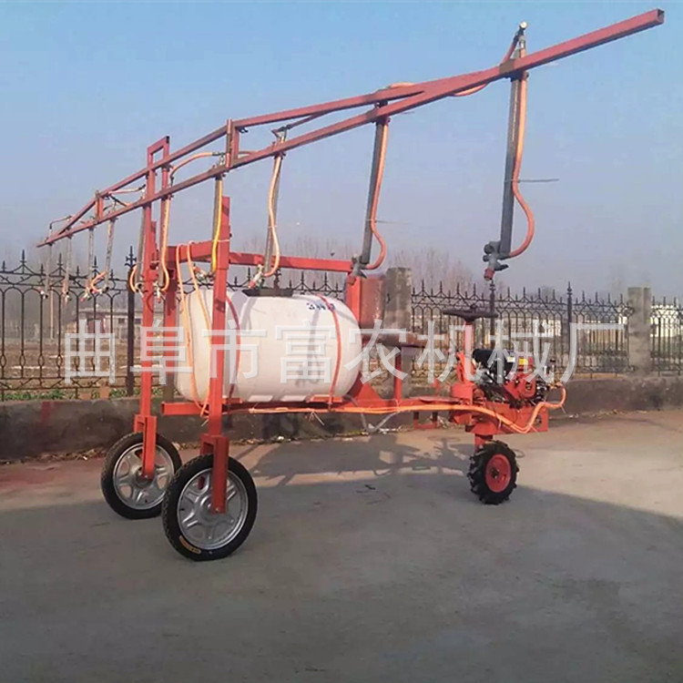 自走式汽油高压打药机 高杆喷雾式打药机