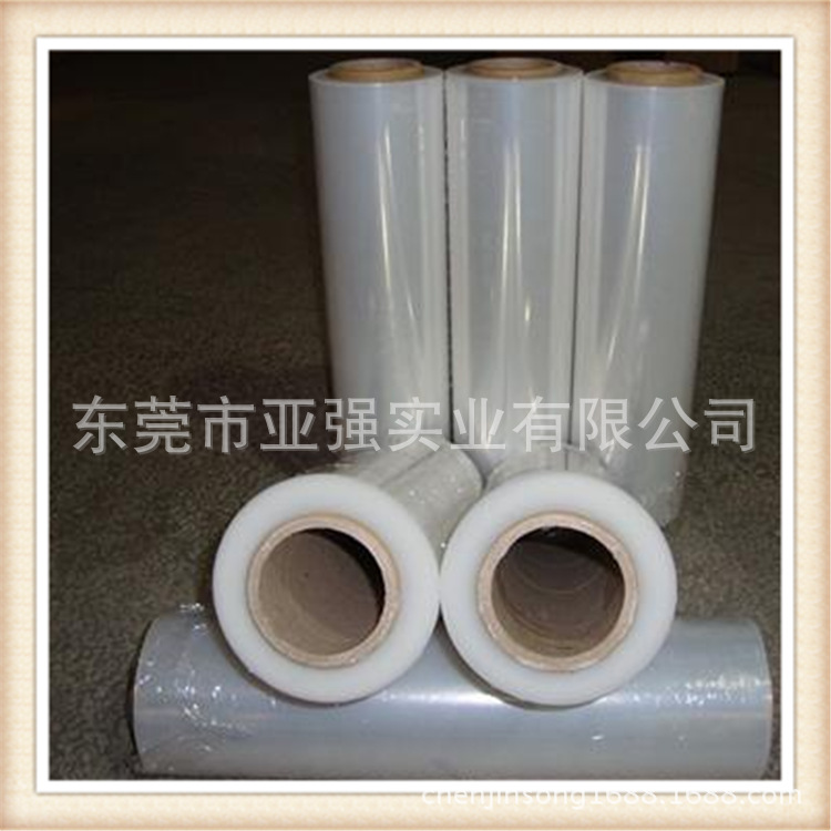 厂家供应东莞拉伸膜 綑箱膜 包装膜 450mm*2.2kg