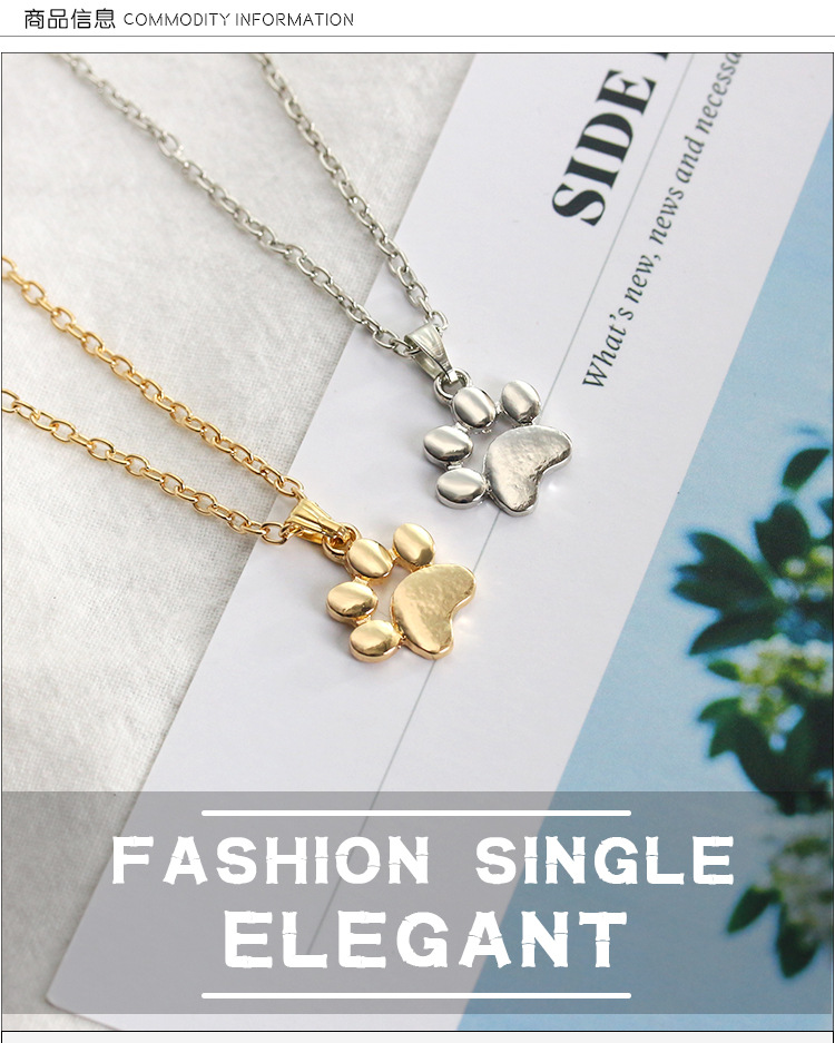 cute cat claw necklace