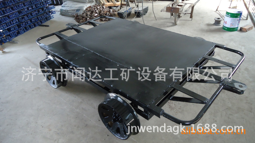 鐵路大平板車自重500KG 載重量達2T 車體尺寸2000mm*1500mm