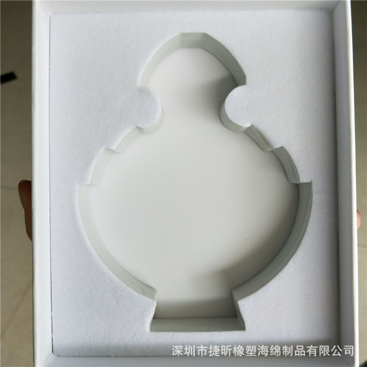 厂家热销香水 化妆品EVA贴绒包装盒 缓冲耐压抗震良材