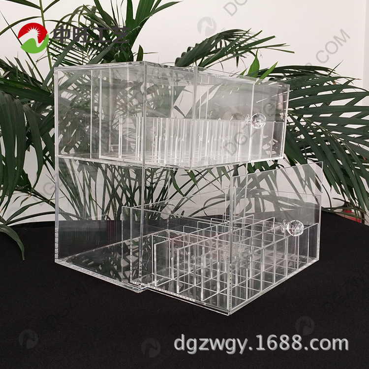 6层亚克力指甲油展示架  有机玻璃指甲油胶展架  化妆品道具