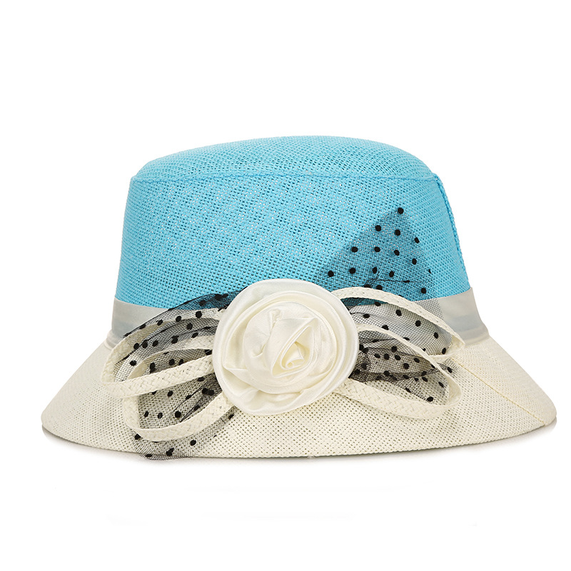 Sombrero de viaje de verano de las mujeres sombrero fresco sombrero de sol al aire libre sombrero de paja del todo fósforo Amazon Venta caliente entrega de una sola pieza