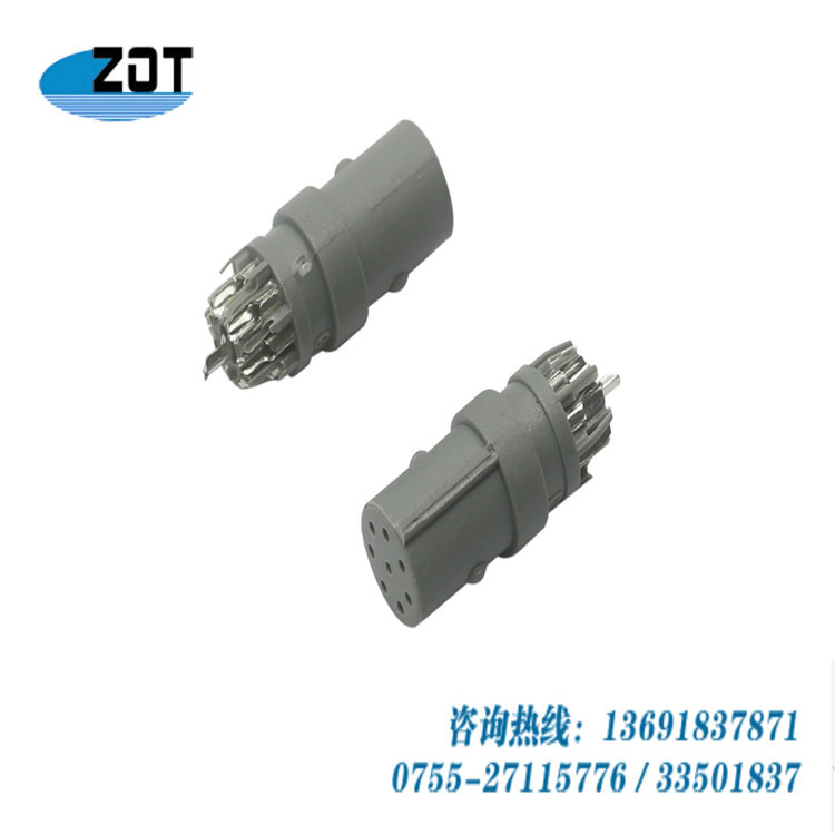 深圳工厂直销MINI DIN 特8PIN母有孔型)迷你定8PMINI8P迷你8P