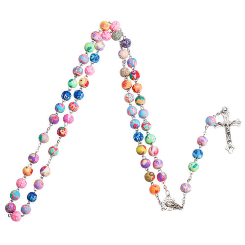 2pcs Sutra Rosary Necklace for women and men Catholic Christian Cross Catholic Rosary praying necklace