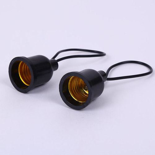 Self-produced and self-marketed high-quality black waterproof lamp head rainproof lamp head screw socket flame-retardant phenolic resin socket engineering