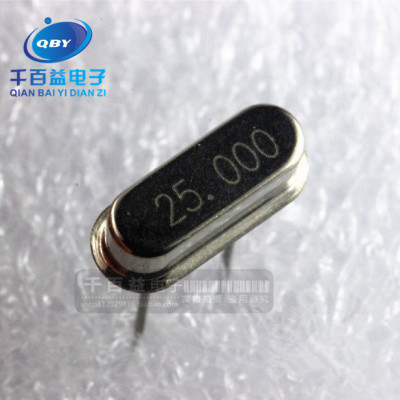 Crystals ( 25MHz ) 49S Type passive crystal 25M