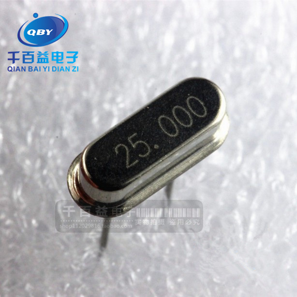 Crystals ( 25MHz ) 49S Type passive crystal 25M