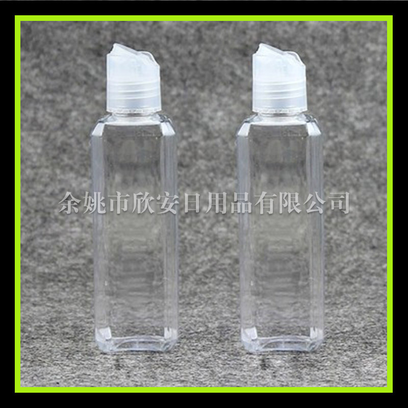 透明分装方瓶100ml身体乳瓶 卸妆液方瓶100ml纯露分装瓶 柔肤水瓶