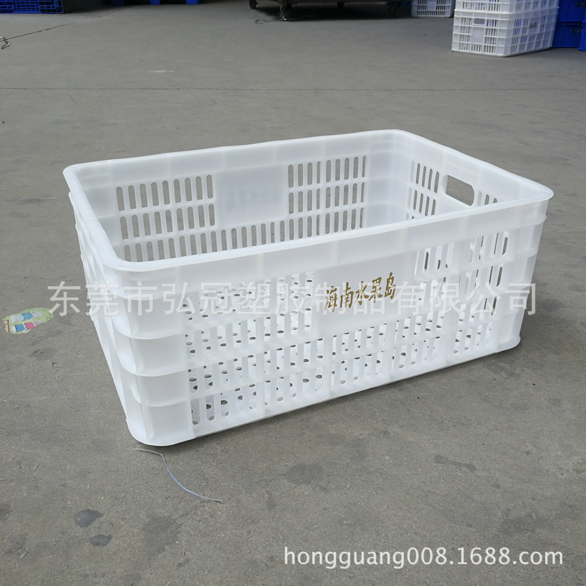 供应西藏/拉萨 加厚9号水果箩 蔬菜运输周转箩 塑胶框