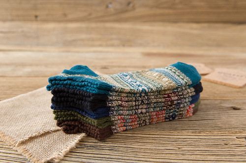Unprofitable socks men's boat socks cotton breathable ethnic style men's trendy wholesale retro thick thread Zhuji socks