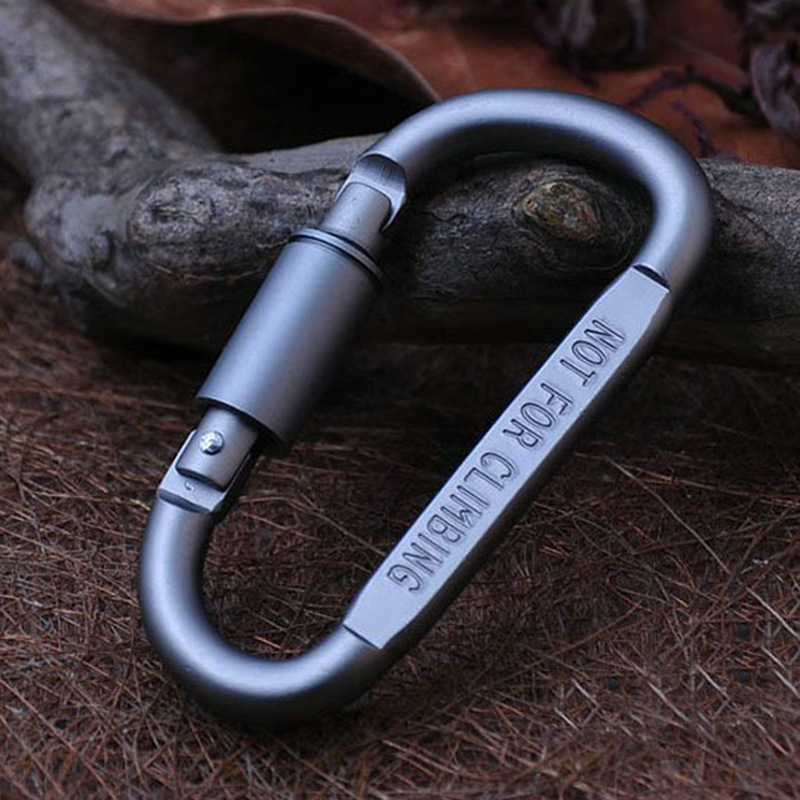 Special Offer!D-type Quick-hook Carabiner With Lock Aluminum Alloy Carabiner Quick-hook Outdoor Supplies