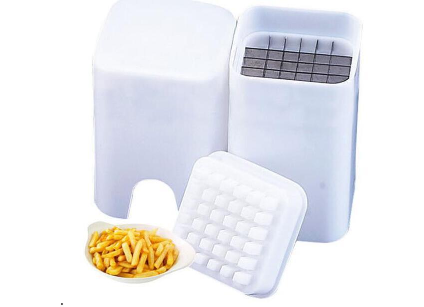 Multifunctional Stainless Steel Hand-pressed Potato Cutter Fries Maker Fruit Cutter Potato Press display picture 1