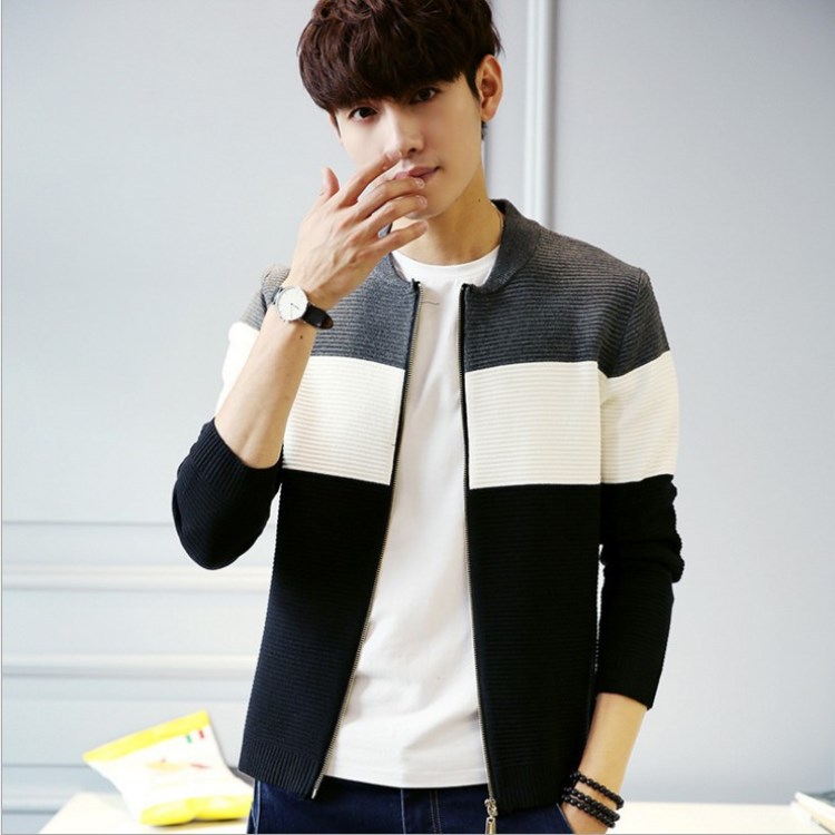 Cross-border new knit sweater jacket Kor...