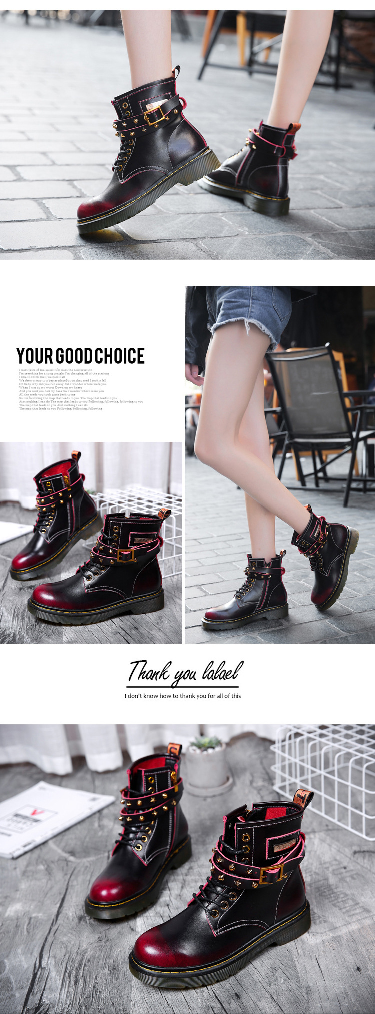 Bottes femme IMPRESSION VERTE en En cuir - Ref 3355071 Image 19