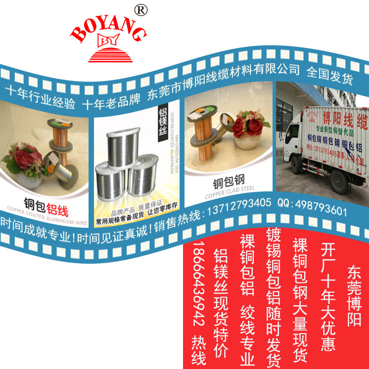 铜包铝，镀锡铜包铝，铜包铝镁0.12～2.05长期现货老品牌