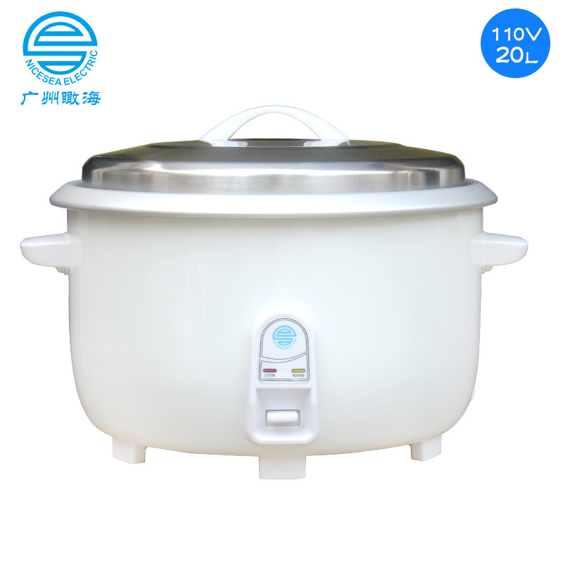 110V Large Rice Cooker 20L [Overse 9 Liters] Round Extra Large Rice Cooker