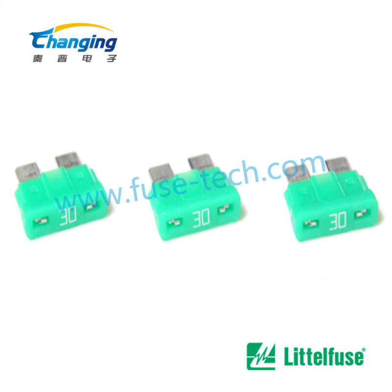 力特插片式中型汽车保险丝0287030.PXCN 30A 32V  littelfuse现货