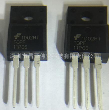 FQPF11P06 11P06 8.6A 60V 场效应MOS管 TO-220F塑封 全新原装