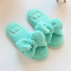 Summer slippers, cute footwear indoor with bow