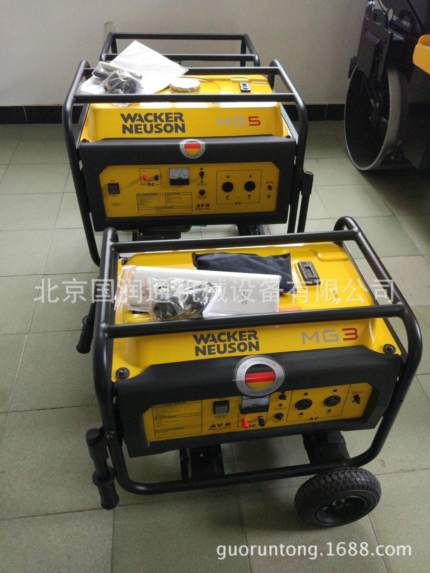 3kw，5kw单缸汽油发电机-德国威克MG3，MG5