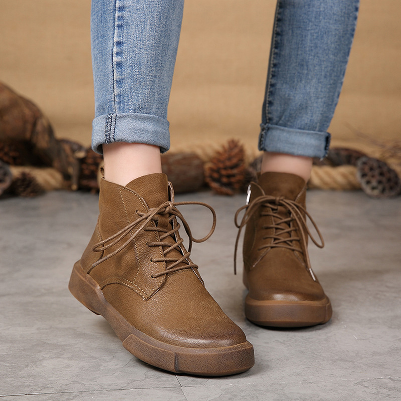 Bottes femme RUOLAN en En cuir - Ref 3354898 Image 1