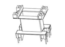 EE42��YC-EI-4203 4+4P ��ʽ�Ǽ� ��늸о�Ȧ�Ǽ܏S��