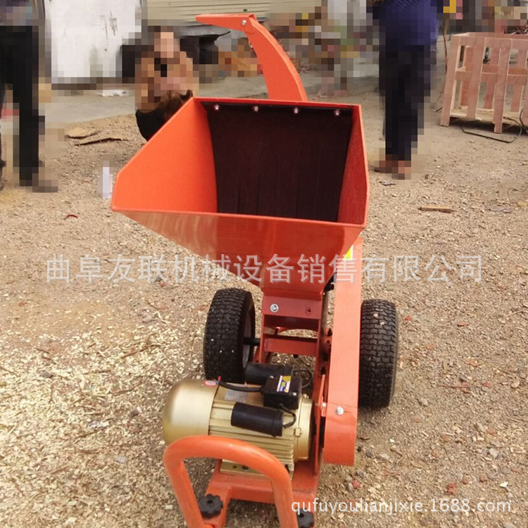 汽油柴油园林碎枝机 高效木材粉碎机 园林大型果树枝粉碎机5