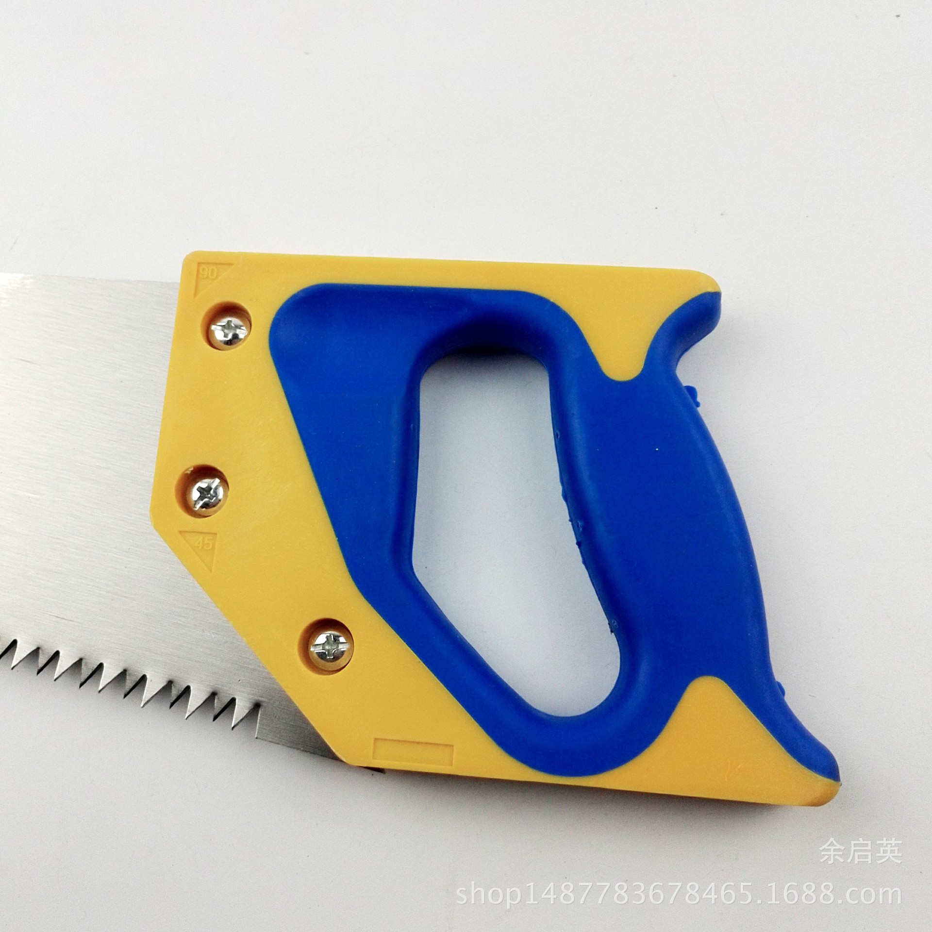 厂家直销双色柄手扳锯 木工腰锯 手工锯 锯木锯子18寸450mm-阿里巴巴