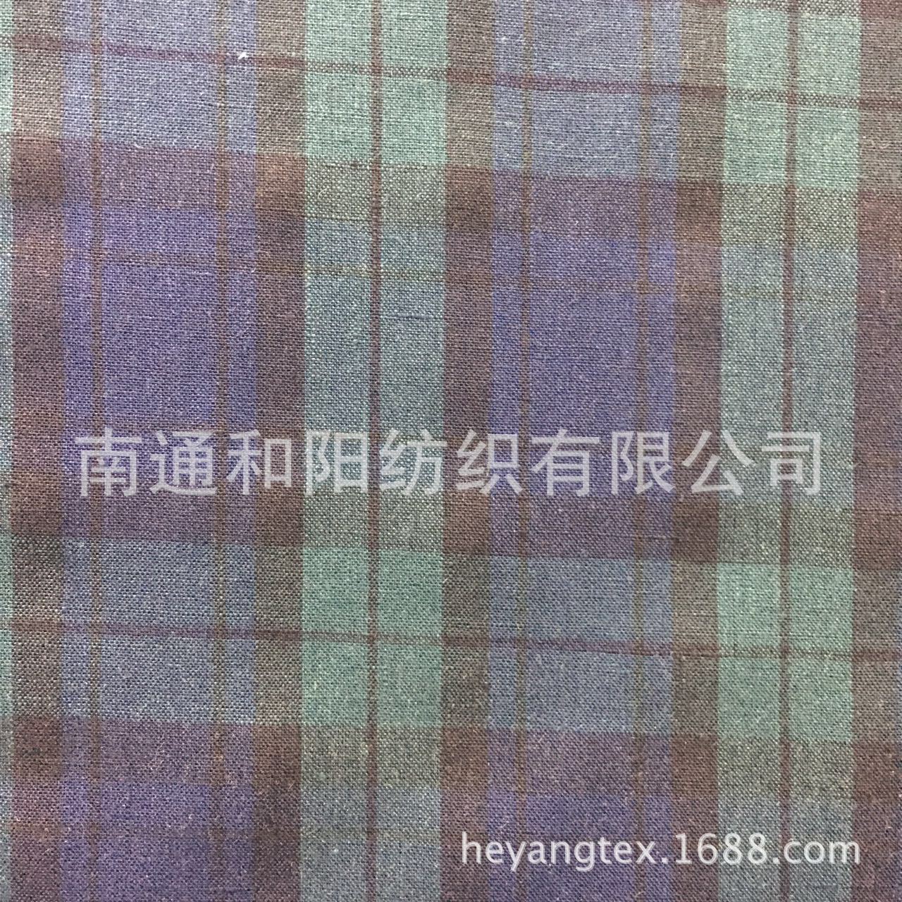 HY17-18linen yarn dyed stripes 纯亚麻色织格子布