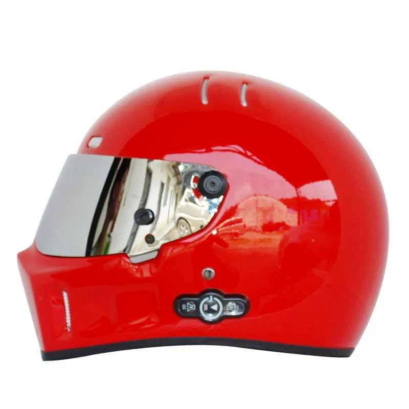 Половина шлема, тёплая картина karting, стеклянная гоночная машина, bluetooth