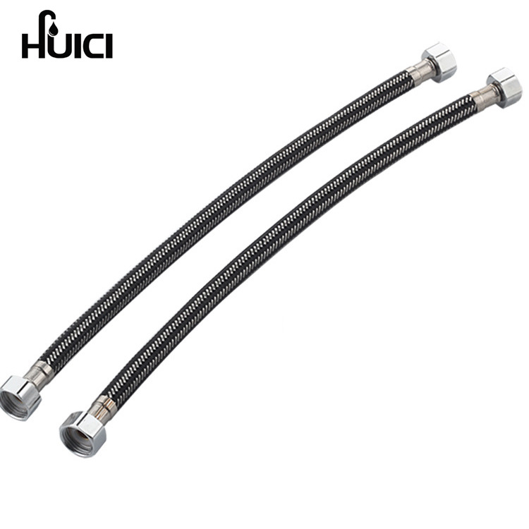 304不锈钢双头 防爆 热水器单冷进水软管混合丝管