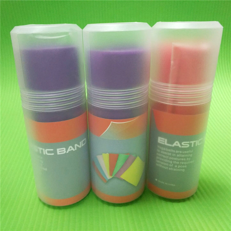 Low Price Promotion 1.5 m Yoga Rally Belt Packaging Tube Yoga Rally Sheet Box Fitness Stretching Resistance Belt