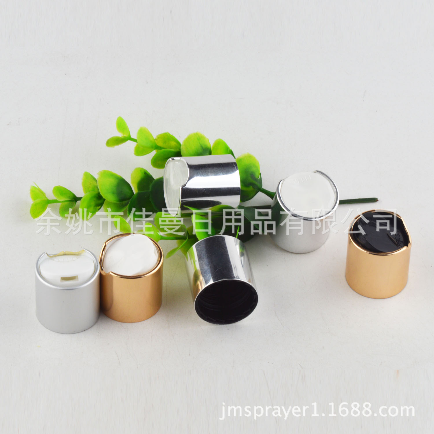 24牙电化铝千秋 氧化铝盖子 螺纹盖 按压盖子 简易盖