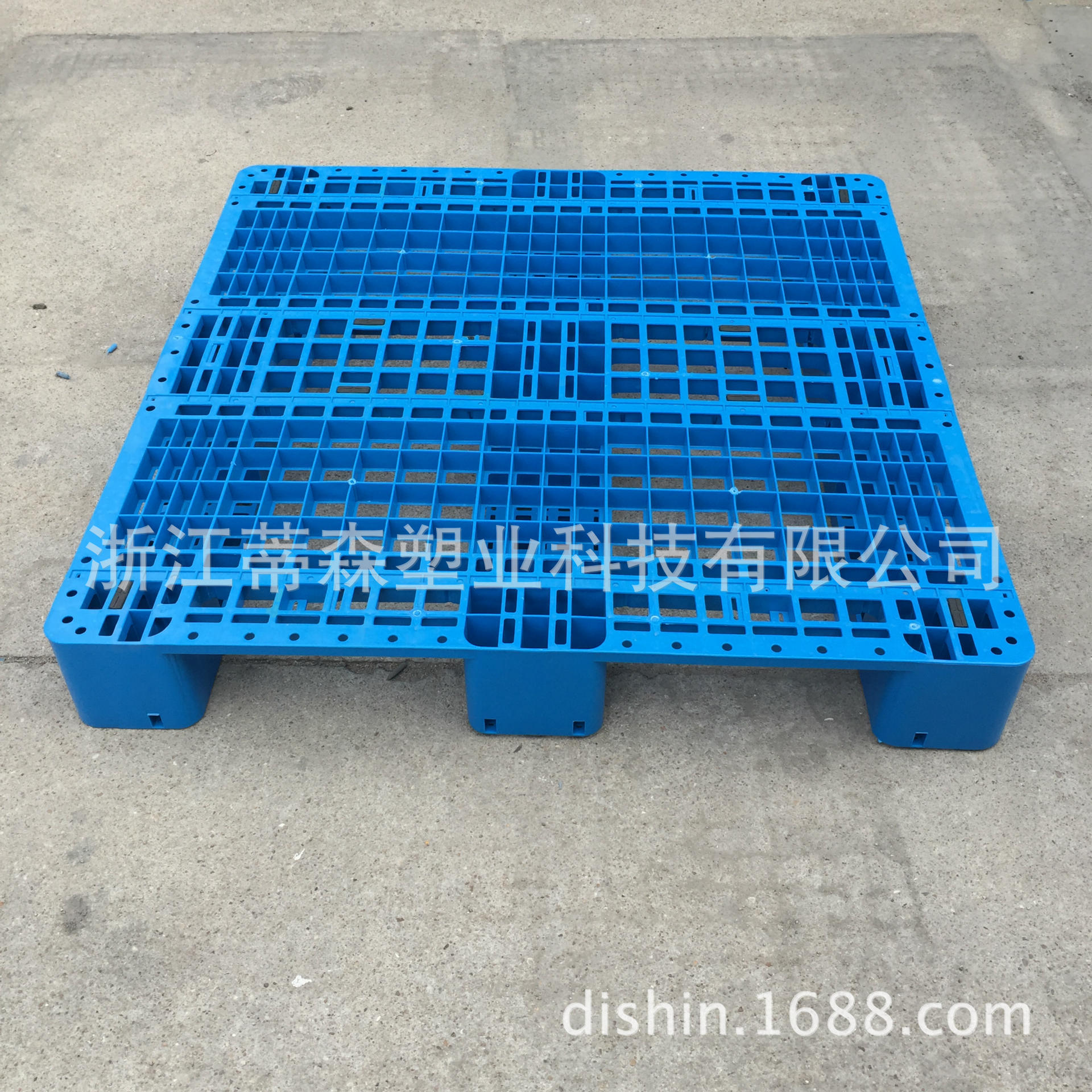 1111托盘1.1米*1.1米塑胶卡板物流叉车板网格川字