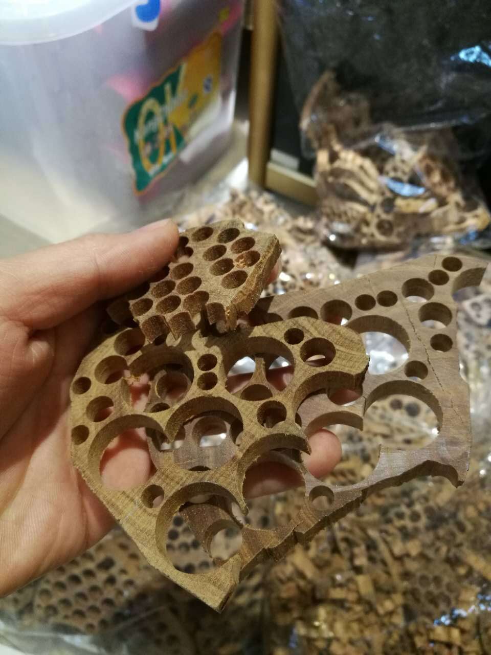 印度老山檀香碎料  工艺碎料制香车珠原料