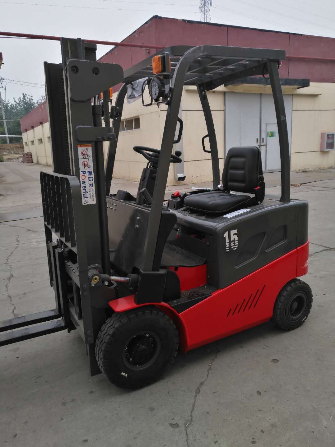 现货1.5吨平衡重式电动叉车堆高车 北京电瓶叉车CPD15 电动升高车