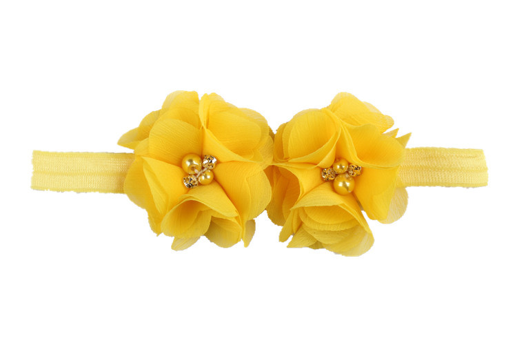 Mode Blume Tuch Handgefertigt Haarband display picture 3