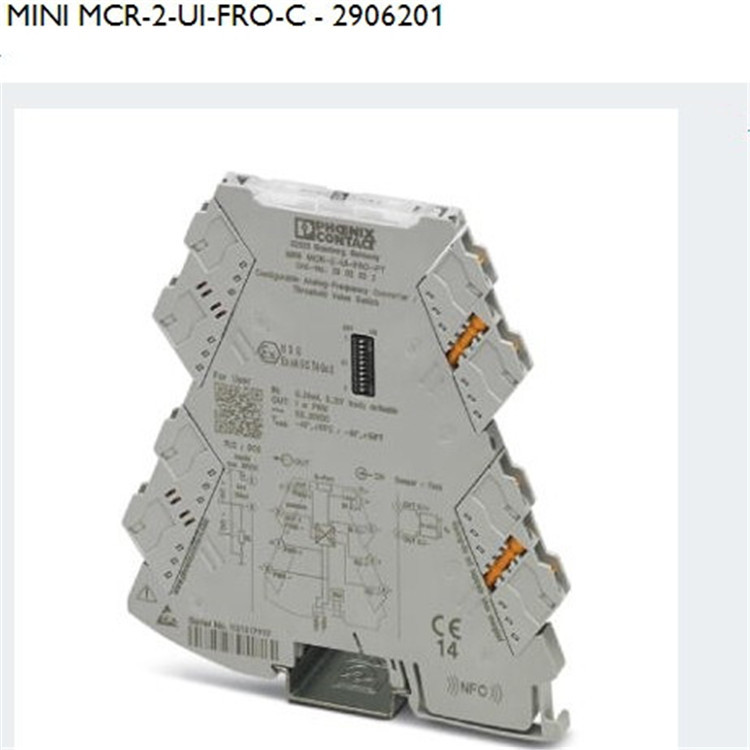 MINI MCR-2-UI-FRO-Cphoenix contact频率变送器 2906201
