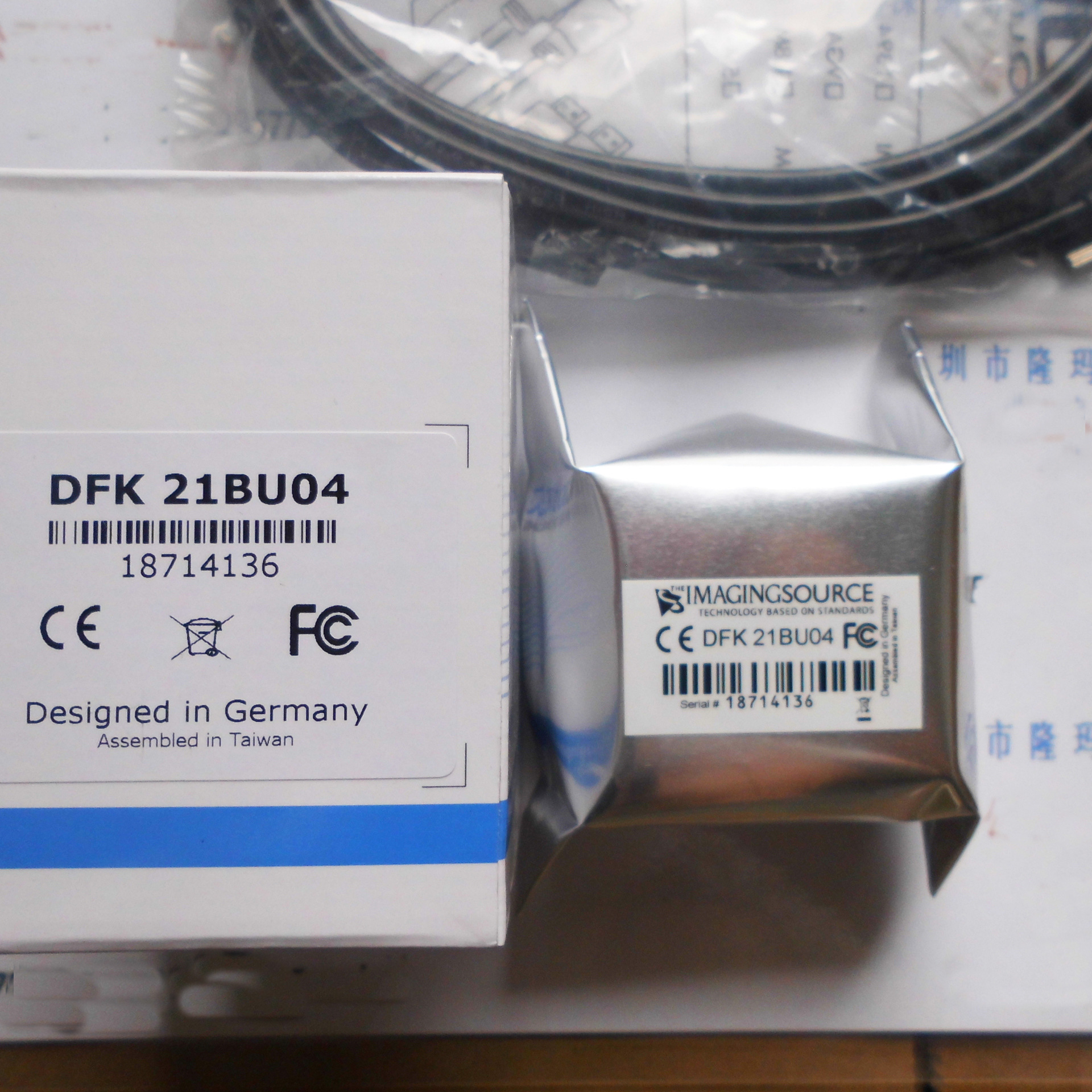 IMAGINGSOURCE映美精 USB 2.0 彩色工相机 DFK 21BU04  工业相机