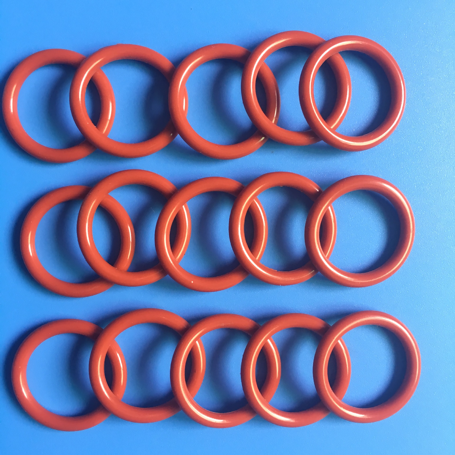 供应红色耐高温硅胶O型圈 LED灯具防水密封圈 厂家直销