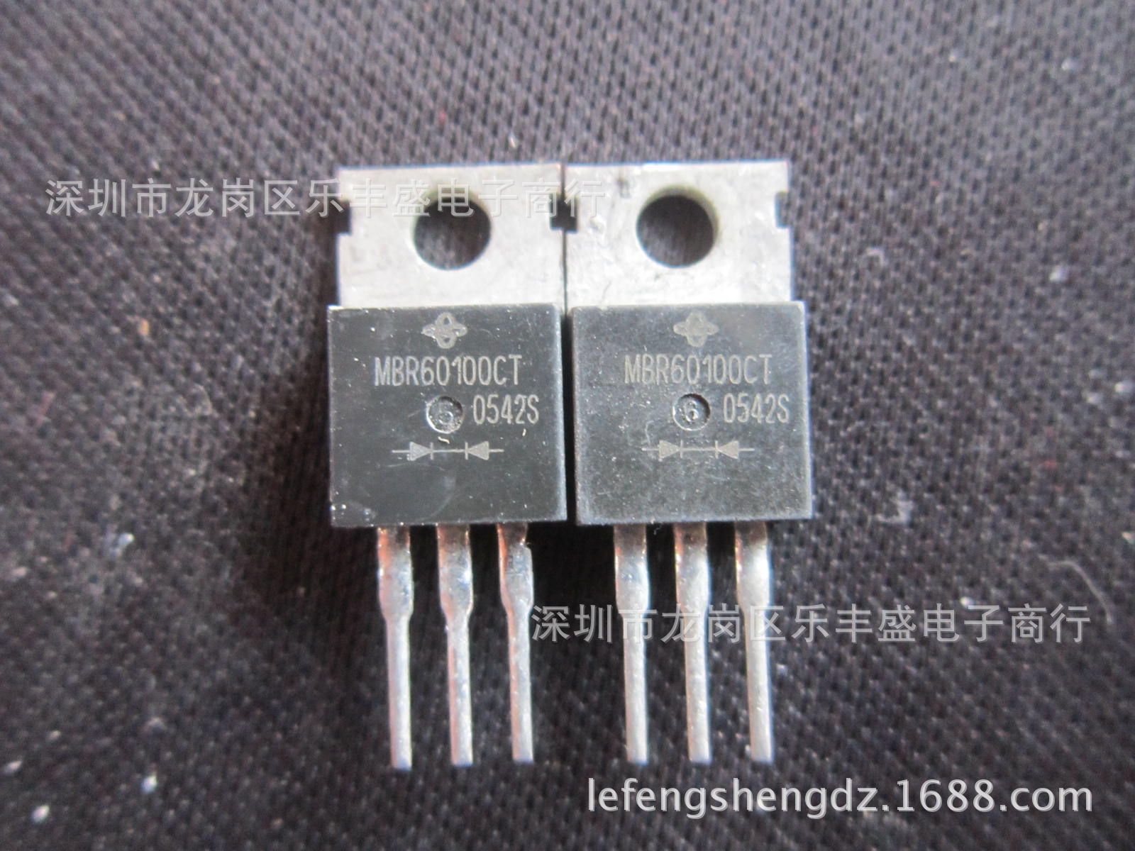 MBR60100CT 拆机VISHAY TO-220 肖特基二极管 60A 100V