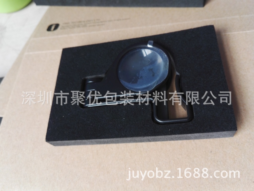 定做木盒泡棉内包装 贴绒eva包装 手机镜头eva包装盒内衬