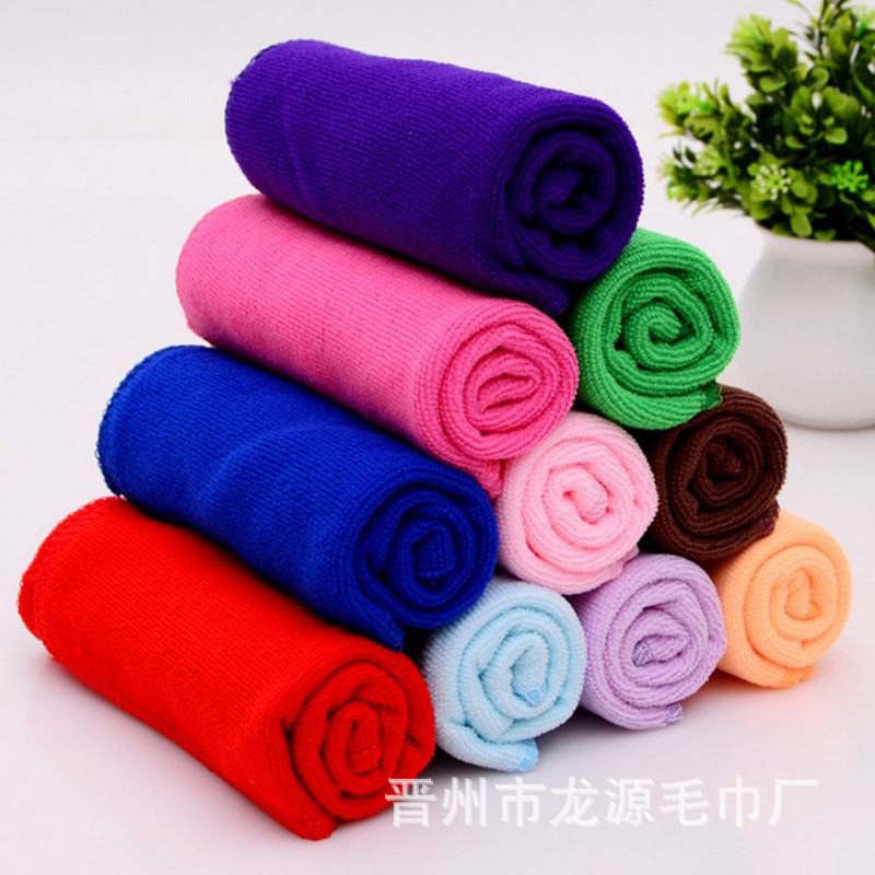 Wholesale microfiber gifts small square towel 20*20 car towel kitchen cleaning towel Taobao promotion gift gifts