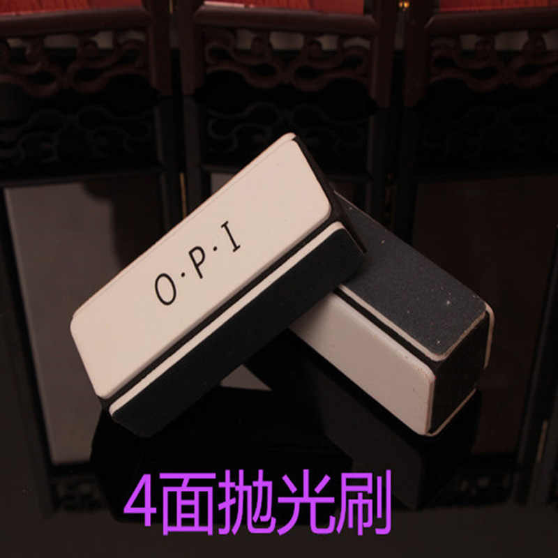 批发 三级打磨抛光块文玩金刚打磨刷擦砂纸锉美甲四面指甲抛光板|ms
