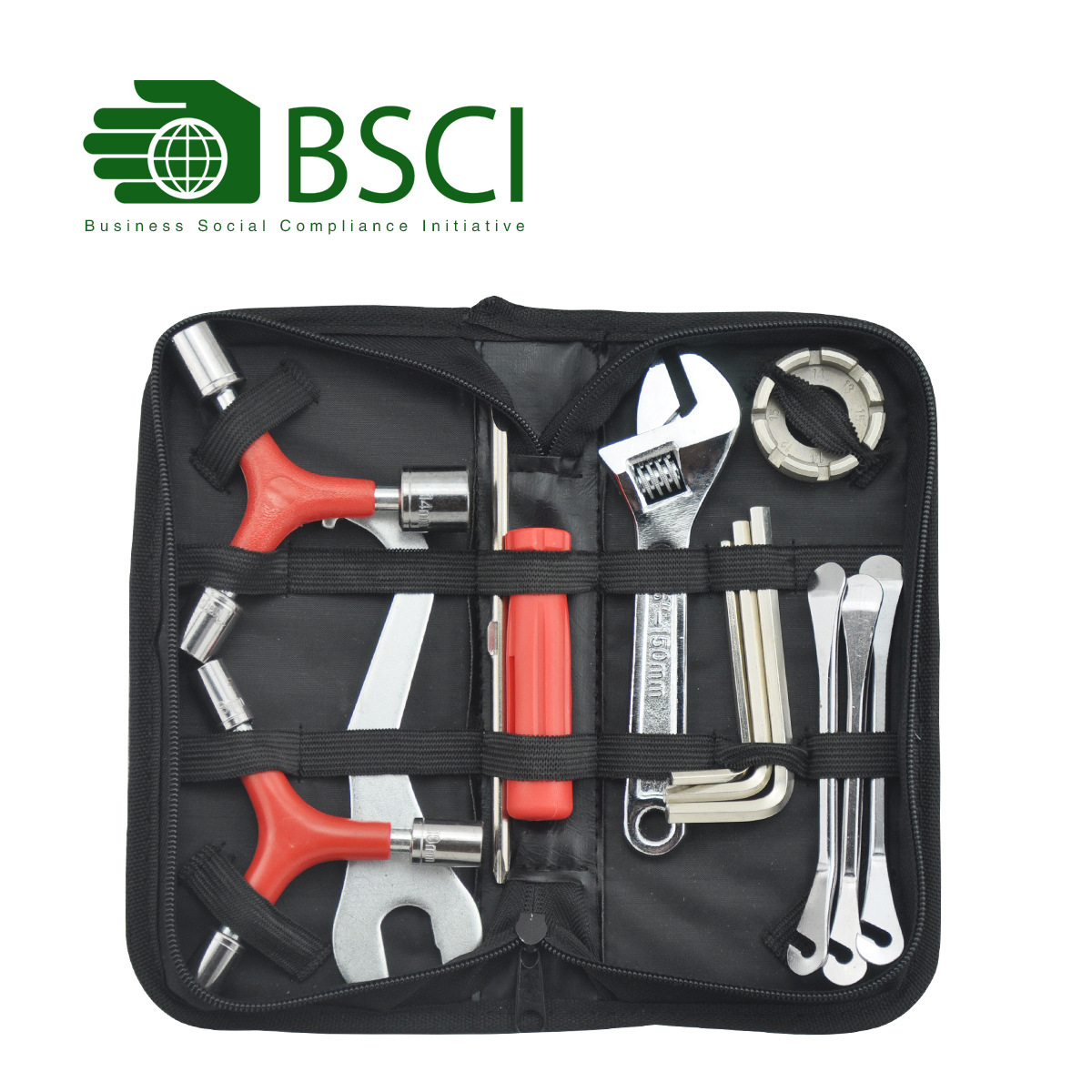 侃天供应自行车修理组合工具包补胎工具组套工具成套修理工具