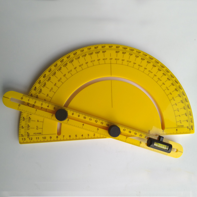 组合式角度尺 塑料量角器 万向角度测量尺 木工尺 多功能活动角尺