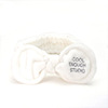 Demi-season headband with letters, cute hair accessory for face washing, factory direct supply