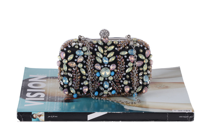 Fine Hand-studded Beaded Bag Featuring Evening Banquet Bag display picture 8