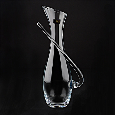 博群厂家直销新品无铅玻璃红酒醒酒器分酒壶 1500ML企鹅调酒器|ru